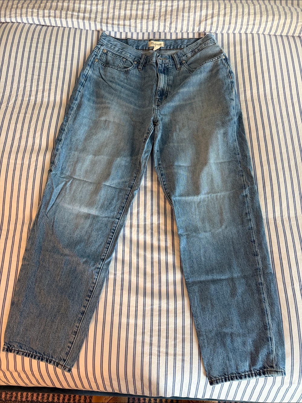 Madewell Light Blue Slouchy Boyfriend Jeans